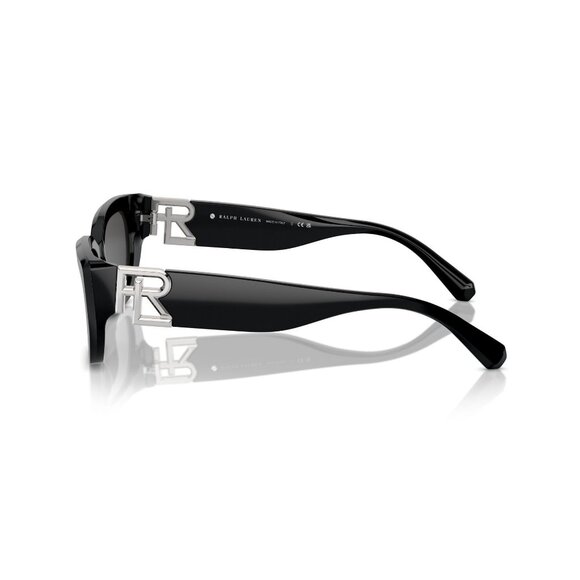 New RALPH LAUREN Black Cat Eye RL8222 5001/87 Sunglasses Women - Picture 3 of 6